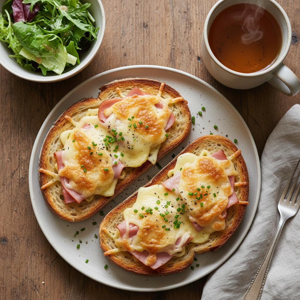 Jambon-Fromage Poêlé Simple