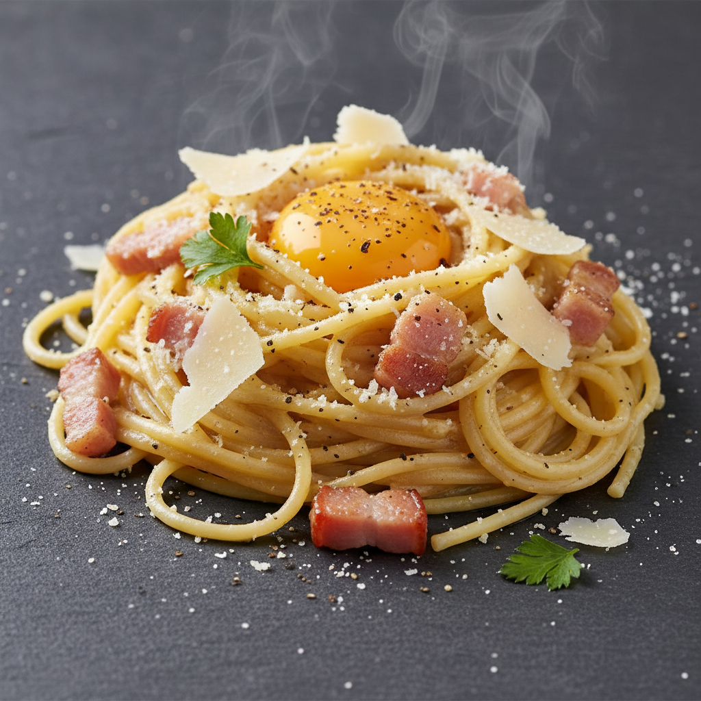 Pâtes Carbonara Simple
