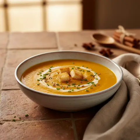 Wärmende Karotten-Apfel-Suppe