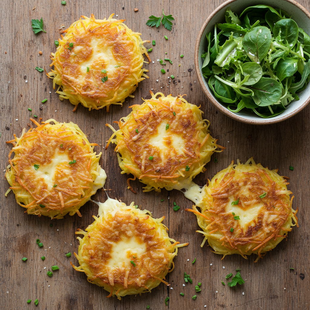 Galettes aux Pommes de Terre et Fromage