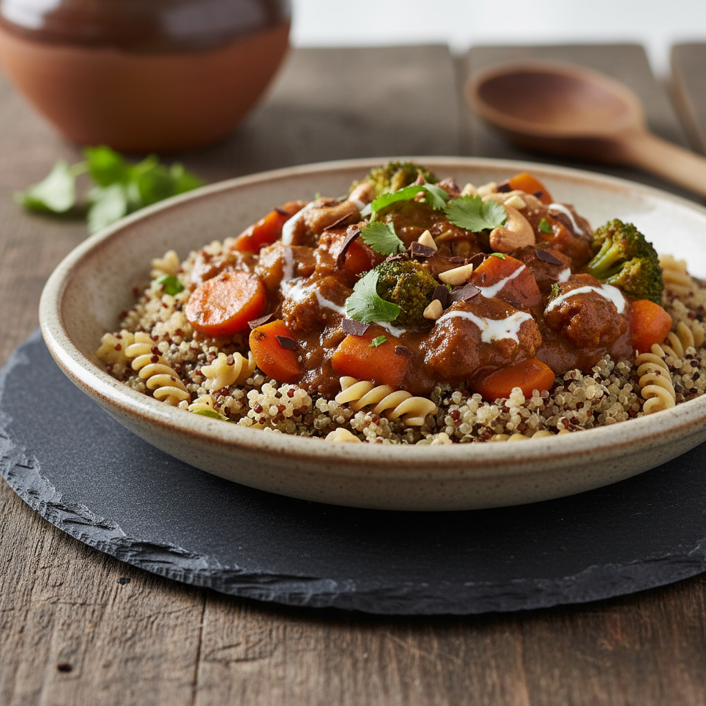 Curry de Légumes Gourmand au Chocolat