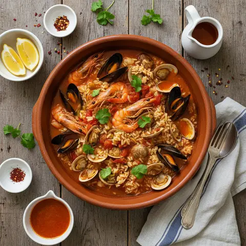 Portuguese Seafood Rice