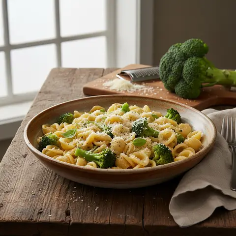 Pasta with Parmesan and Broccoli