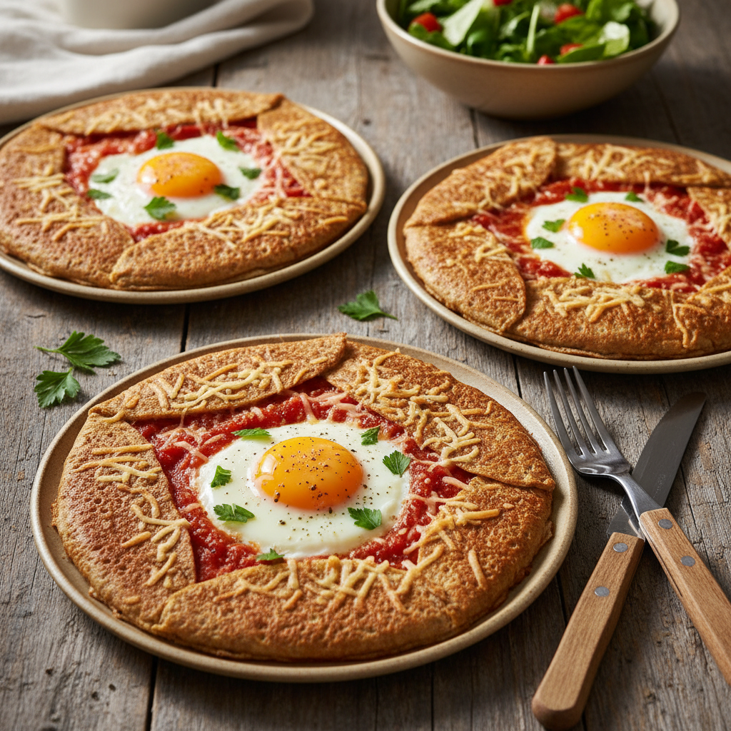 Crêpes Bretonnes Salées aux Tomates et Gruyère