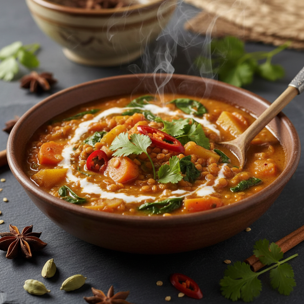 Curry de Lentilles Facile
