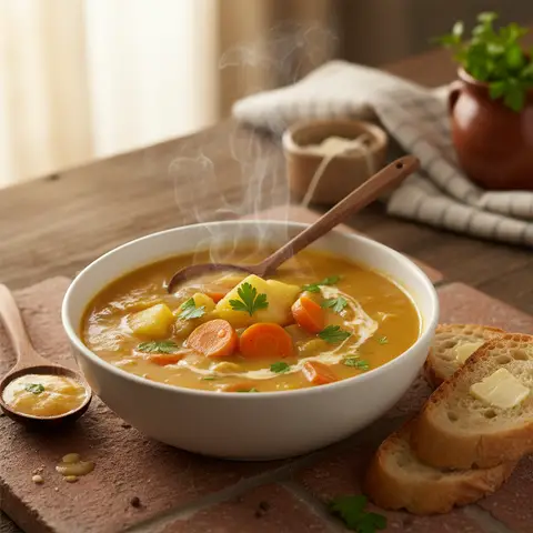 Kartoffel-Möhren-Suppe