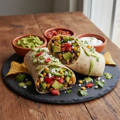 Mexican Vegetarian Burritos