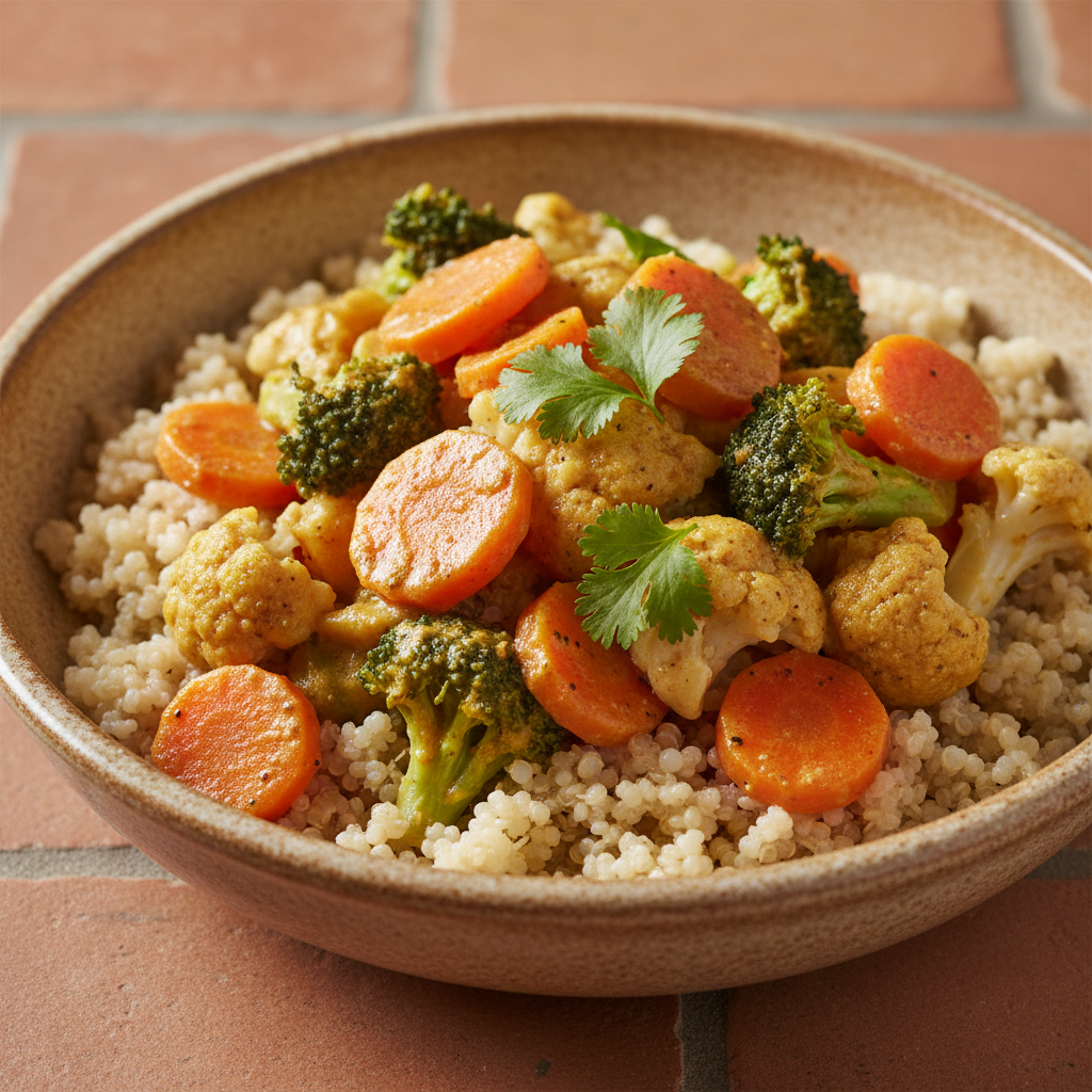 Curry de Légumes au Quinoa