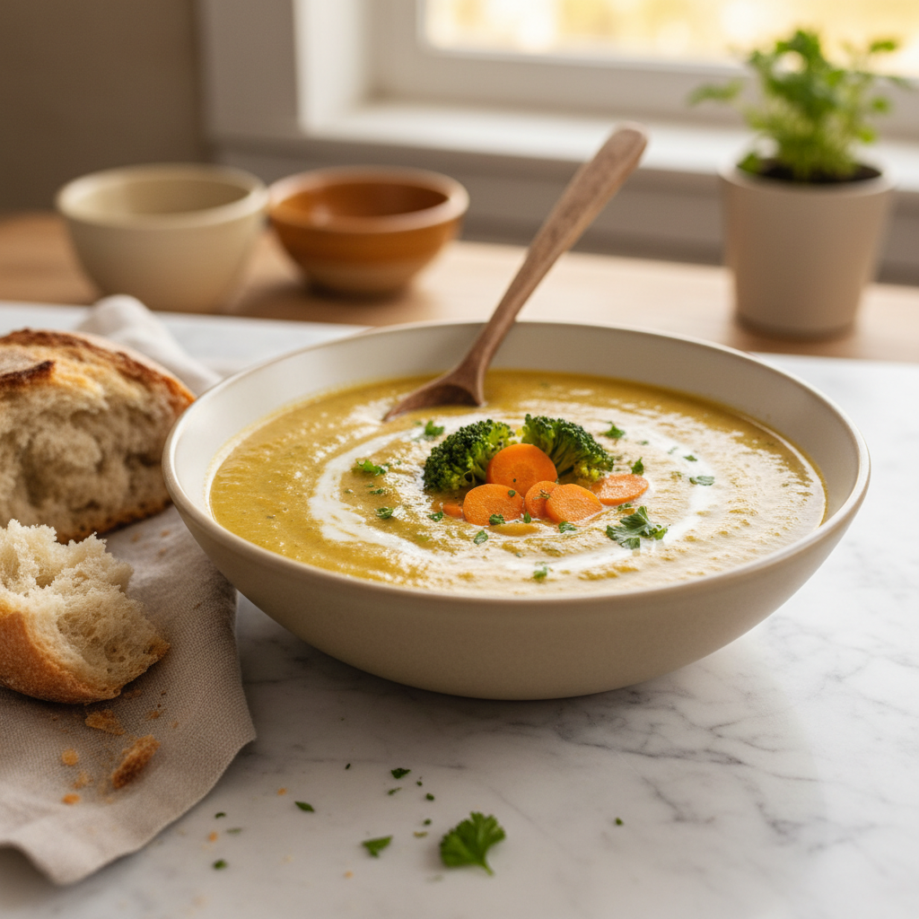 Soupe Crémeuse Brocoli Carotte