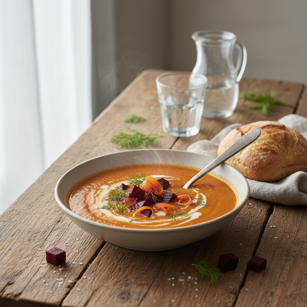 Soupe de Carottes et Betteraves