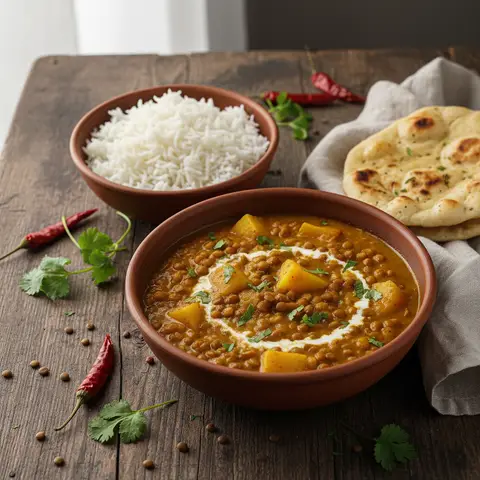 Lentil and Potato Curry
