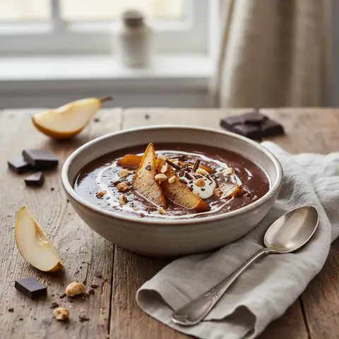 Birnen-Schokoladen-Suppe