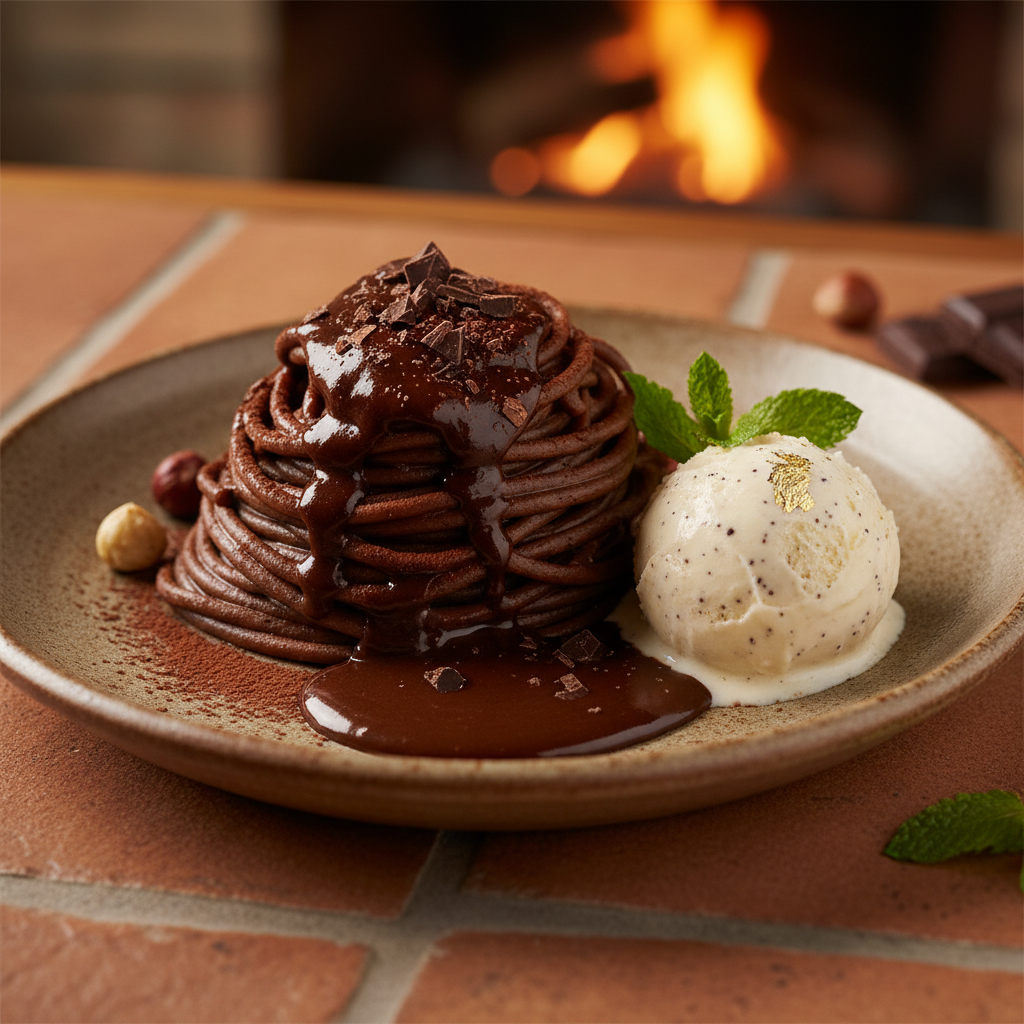 Pâtes au chocolat fondant