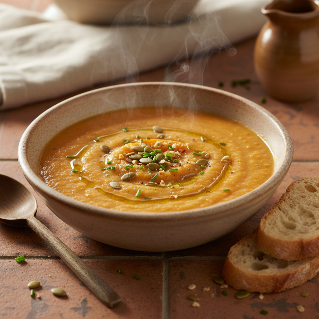 Soupe Crémeuse Chou-fleur et Carottes