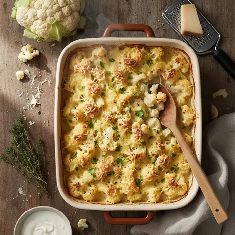 Blumenkohl-Gratin mit Parmesan