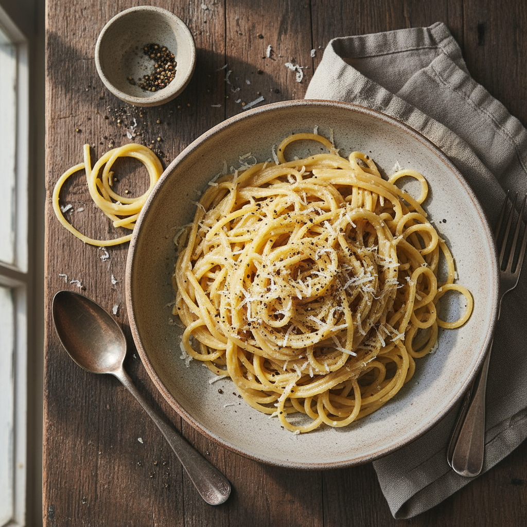 Pâtes Cacio e Pepe