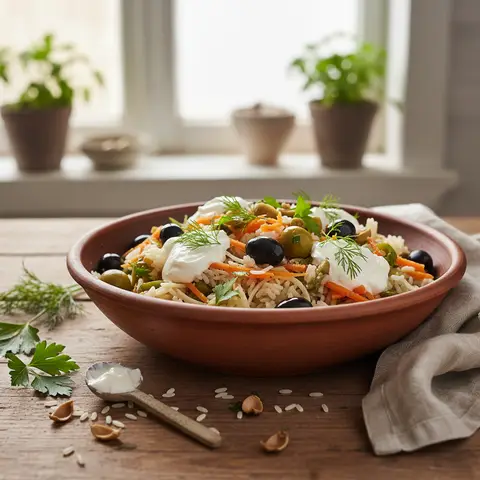 Mediterrane Gemüsesalat