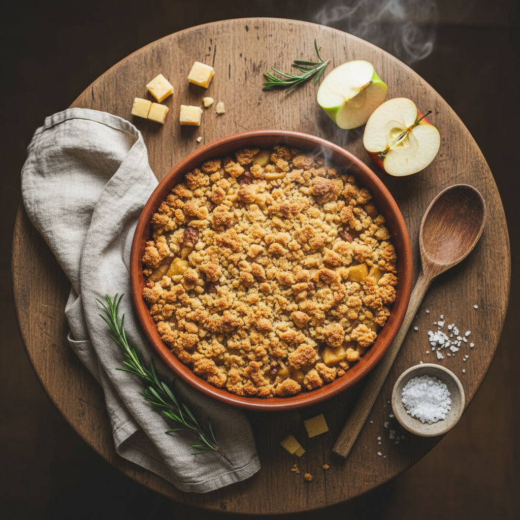 Crumble Sucré Pommes-Comté