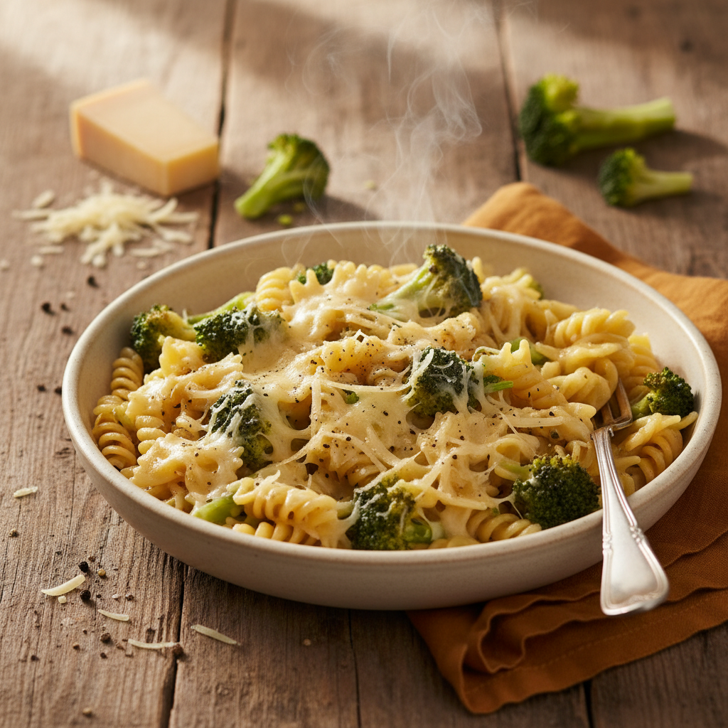 Pâtes au Gruyère et Brocoli