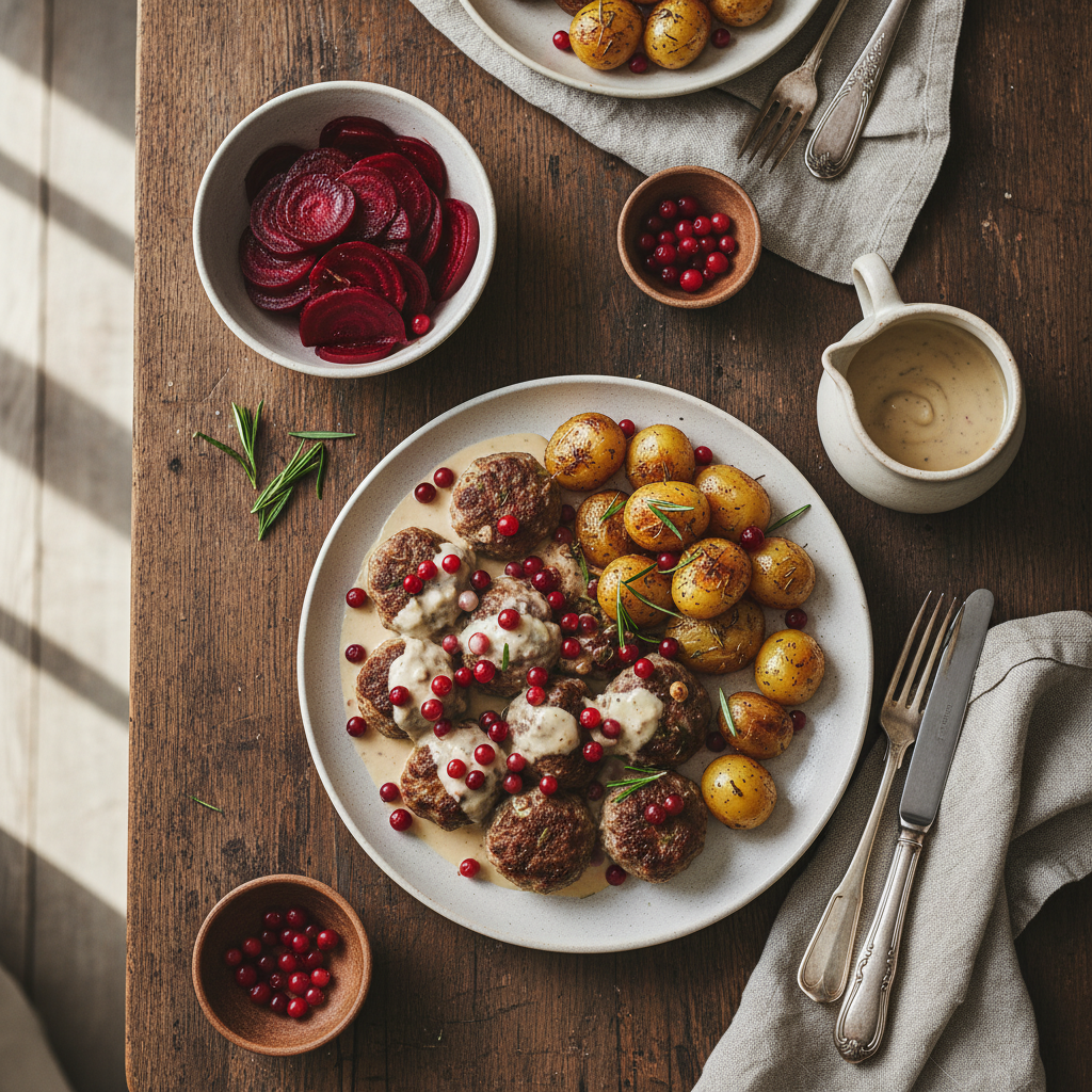 Köttbullar aux Airelles