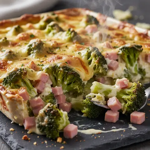 Broccoli and Ham Gratin