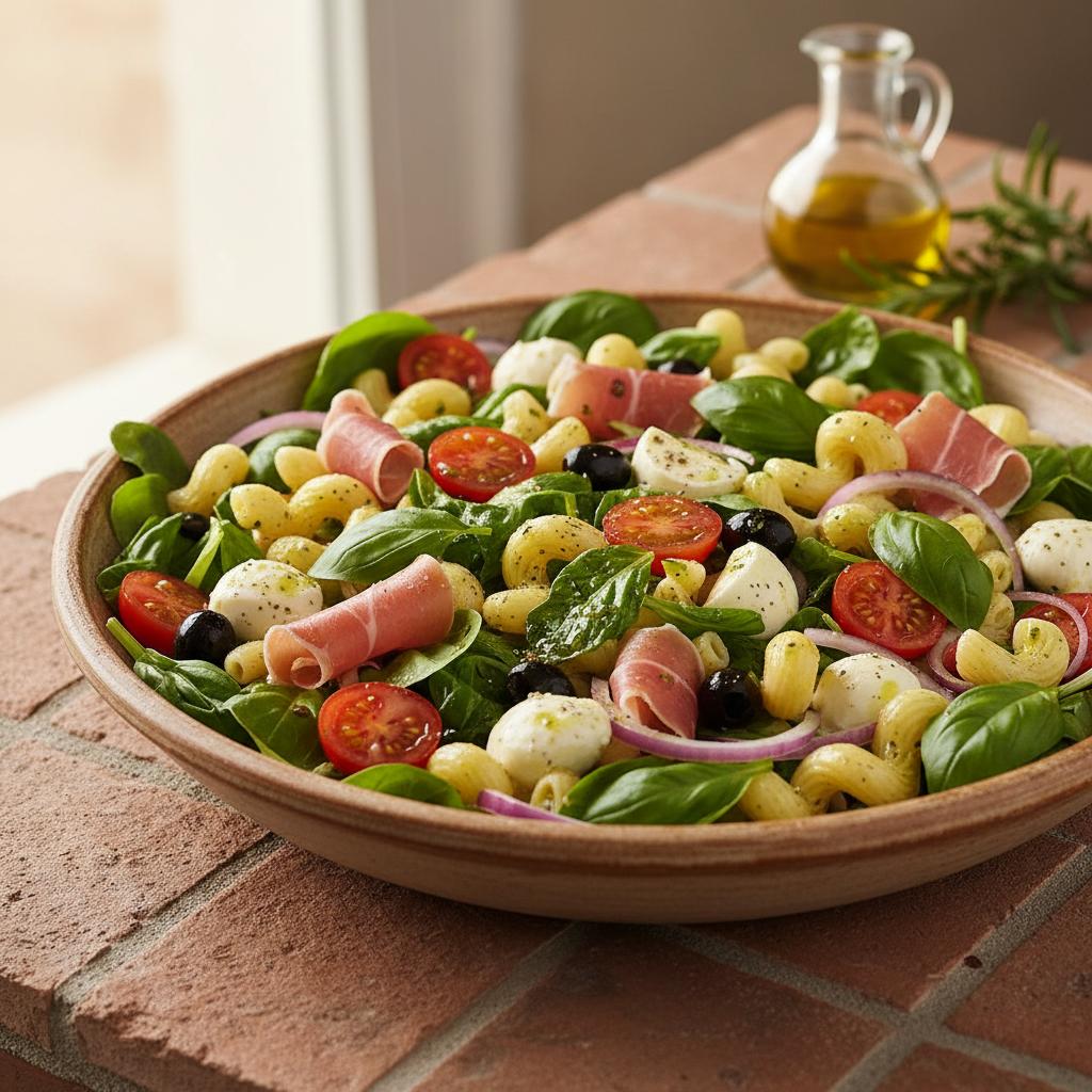 Salade Italienne Gourmande avec Pâtes