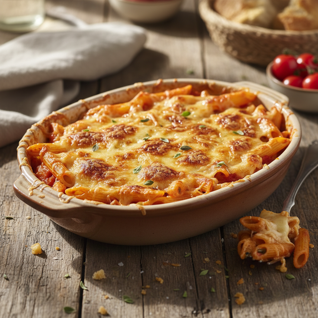 Gratin de Penne au Gruyère