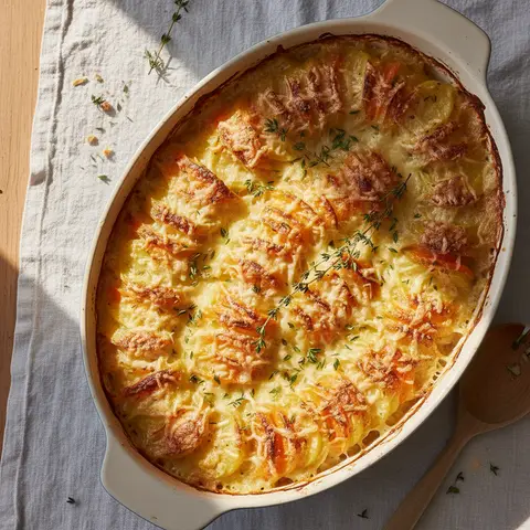 Potato and Carrot Gratin