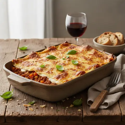 Easy Vegetarian Lasagna