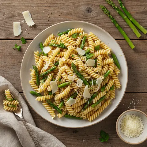 Pasta with Asparagus and Parmesan