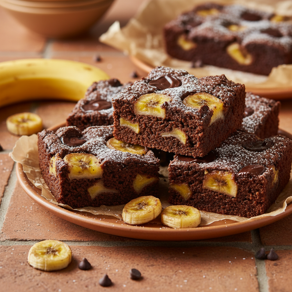 Brownies au Chocolat et Banane
