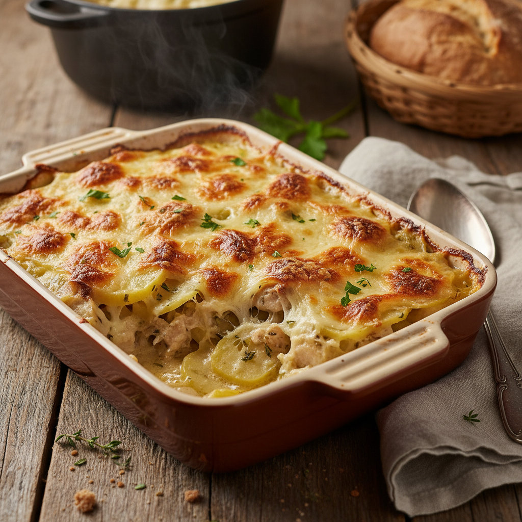 Gratin de Poulet aux Pommes de Terre