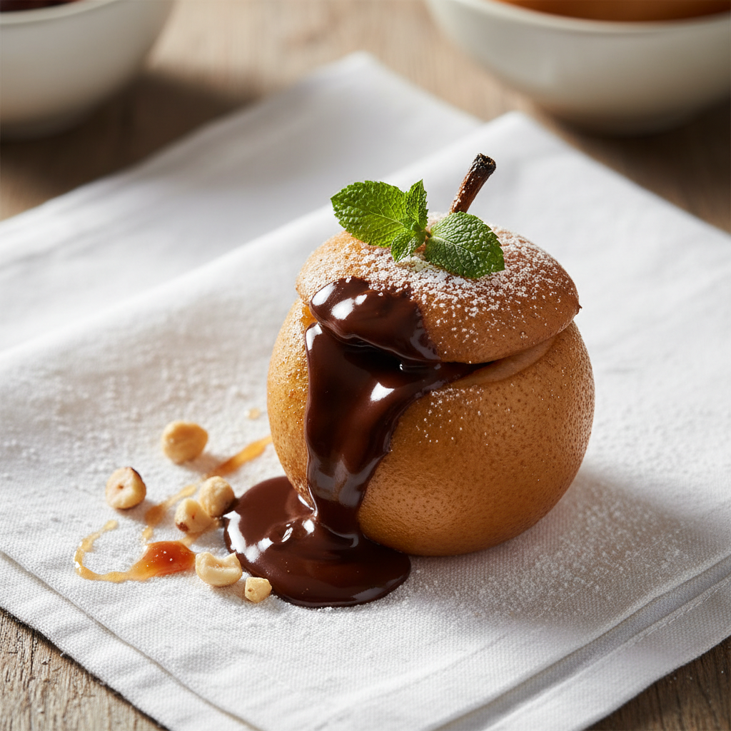Poire Chocolat Fondant au Micro-ondes