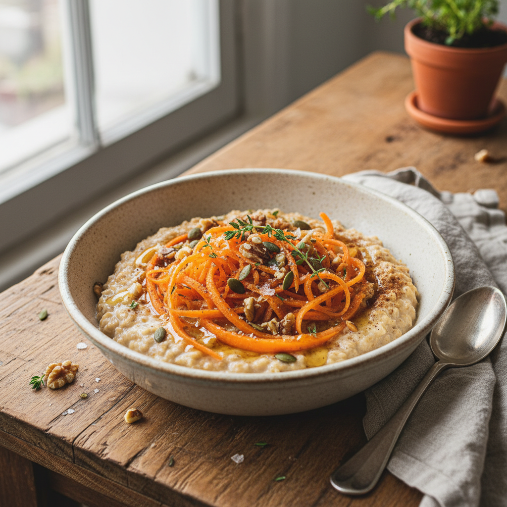 Porridge Gourmand aux Carottes