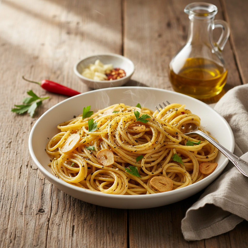 Spaghettis Aglio e Olio
