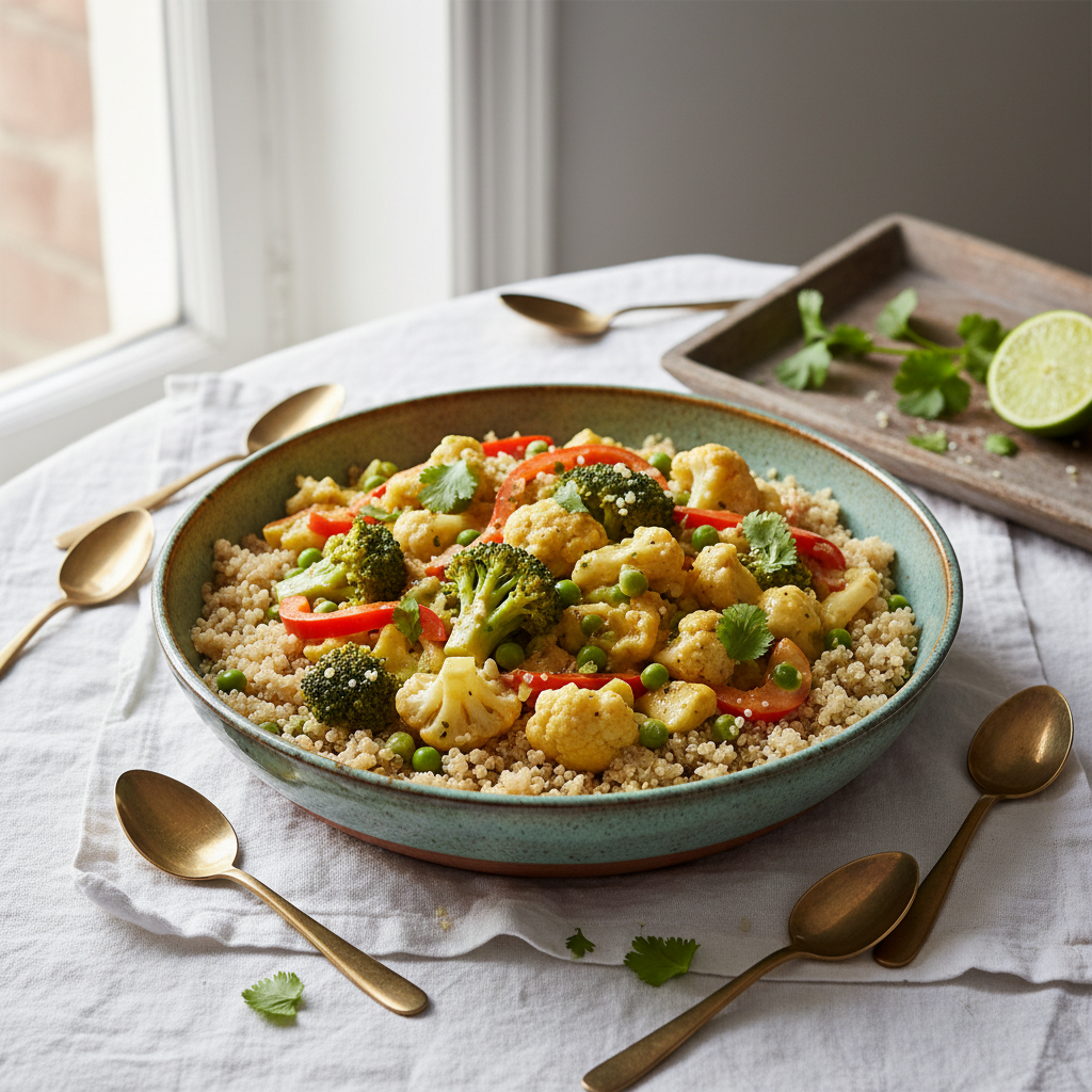 Curry de Brocoli et Chou-fleur