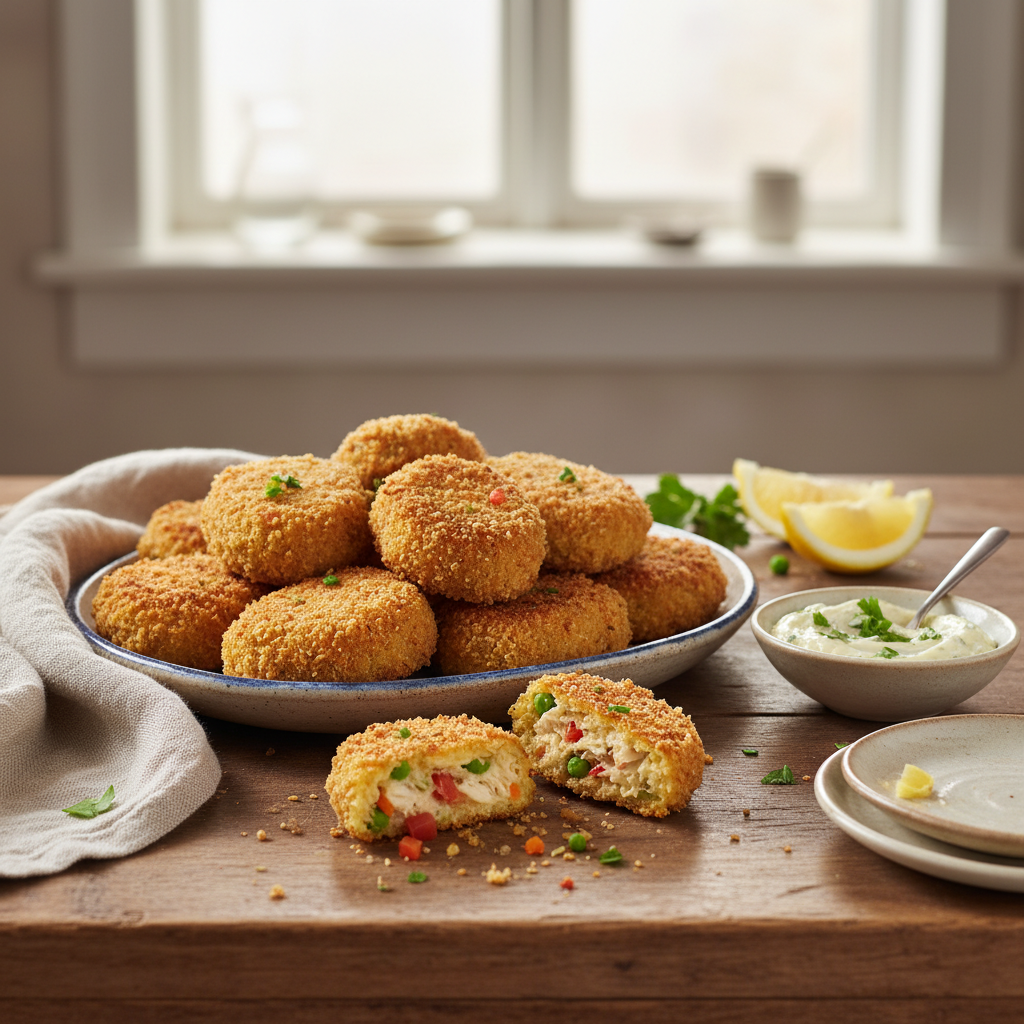 Croquettes de Maquereau et Légumes