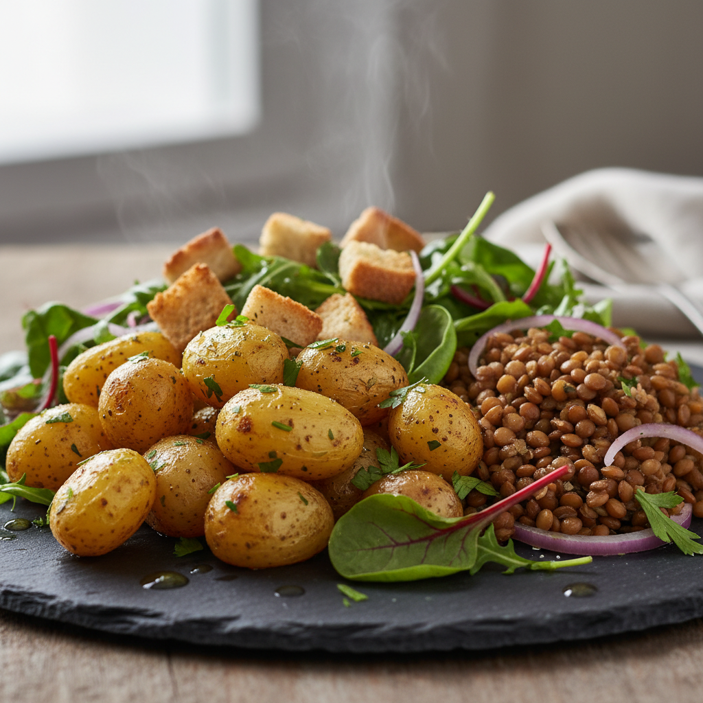 Salade Composée Chaude aux Pommes de Terre