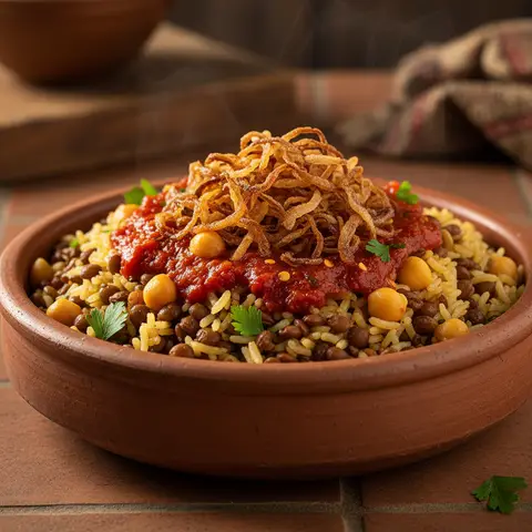 Koshari Égyptien