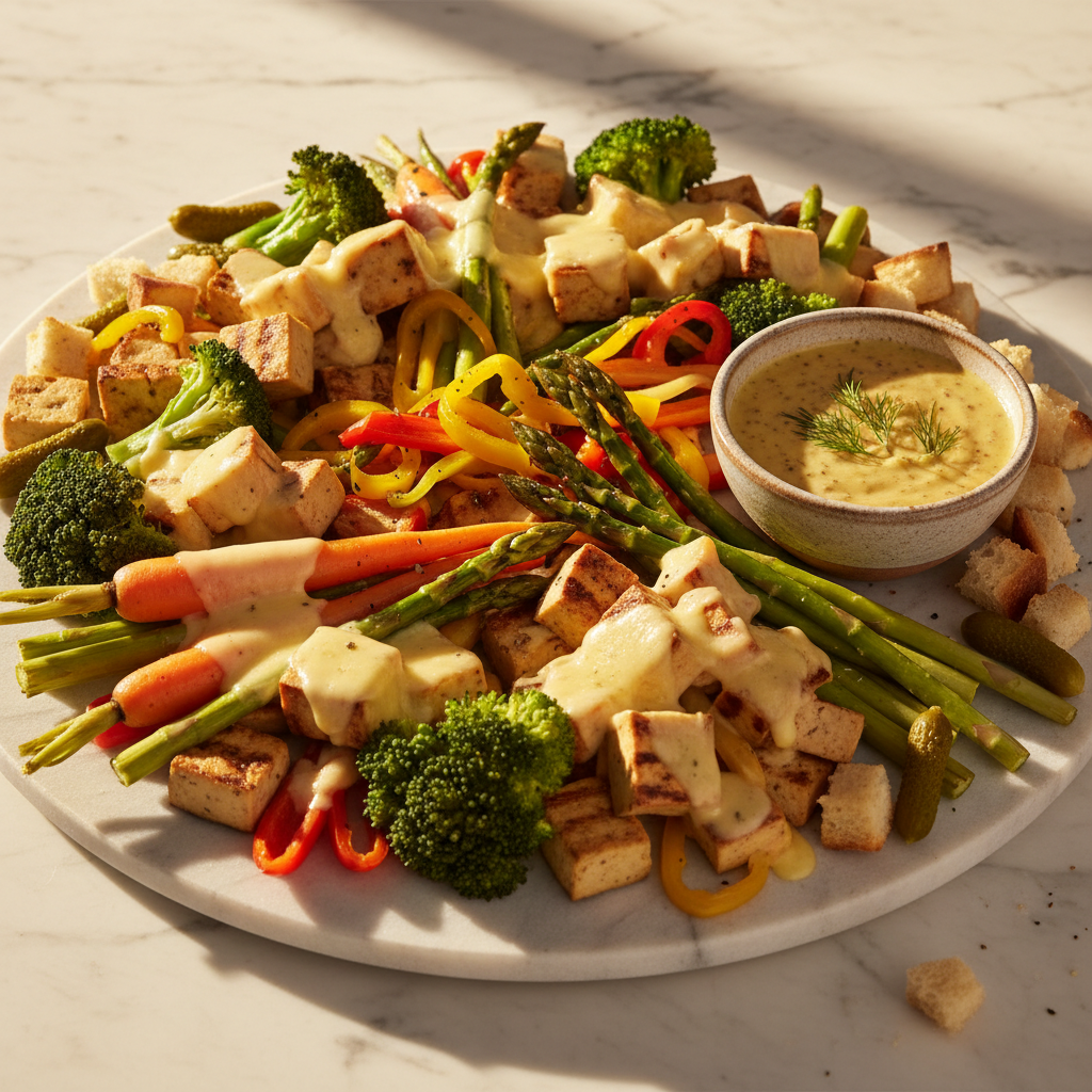 Raclette Allemande aux Légumes et Tofu