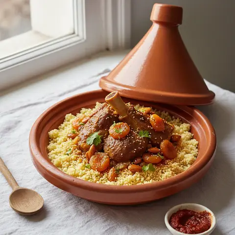 Lamb Tagine with Dried Apricots