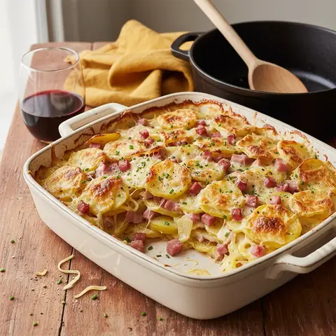 Potato and Ham Gratin