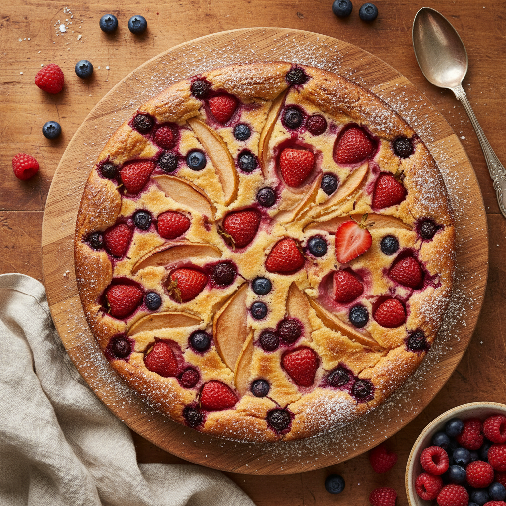 Clafoutis aux Fruits Rouges