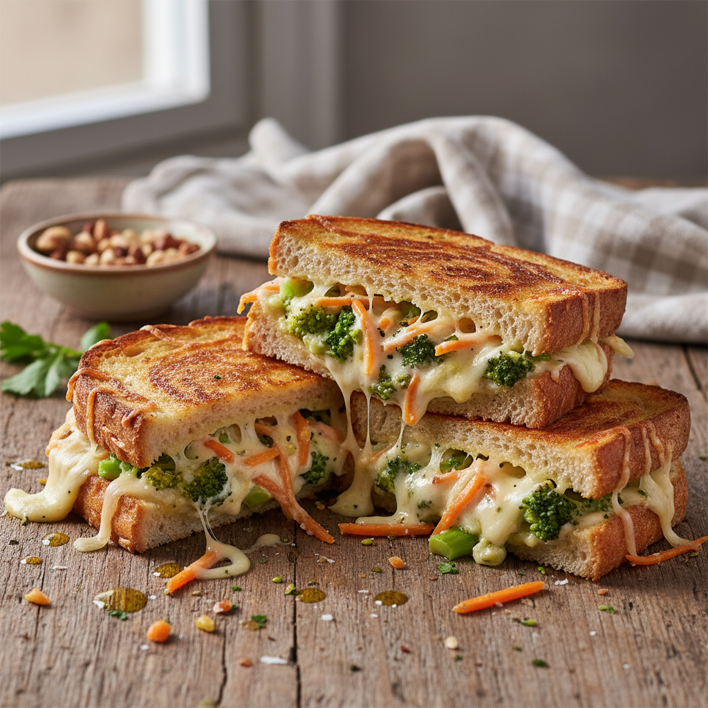 Croque Brocoli-Carotte Saute