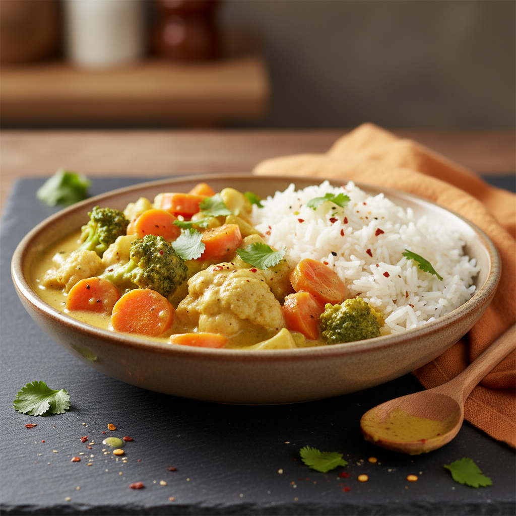 Curry de Légumes au Riz
