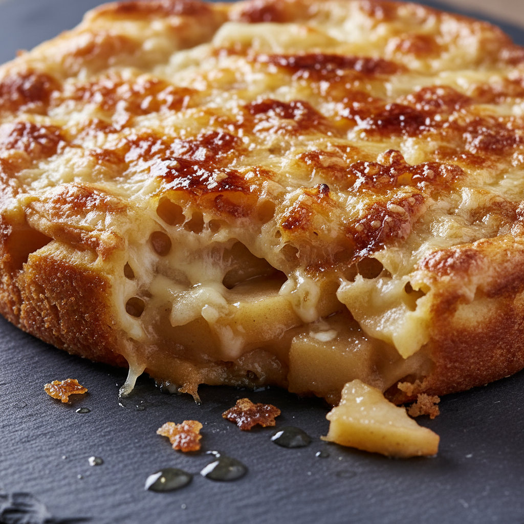 Gratin Pommes Poires Sucre Caramélisé
