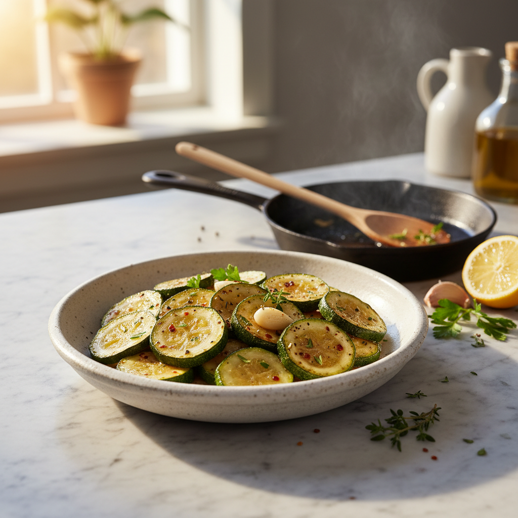 Courgettes Sautées à la Poêle