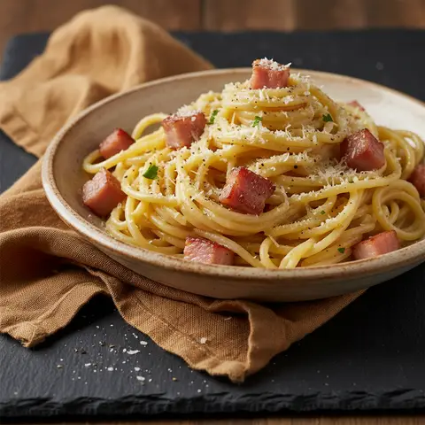 Simplified Carbonara Pasta