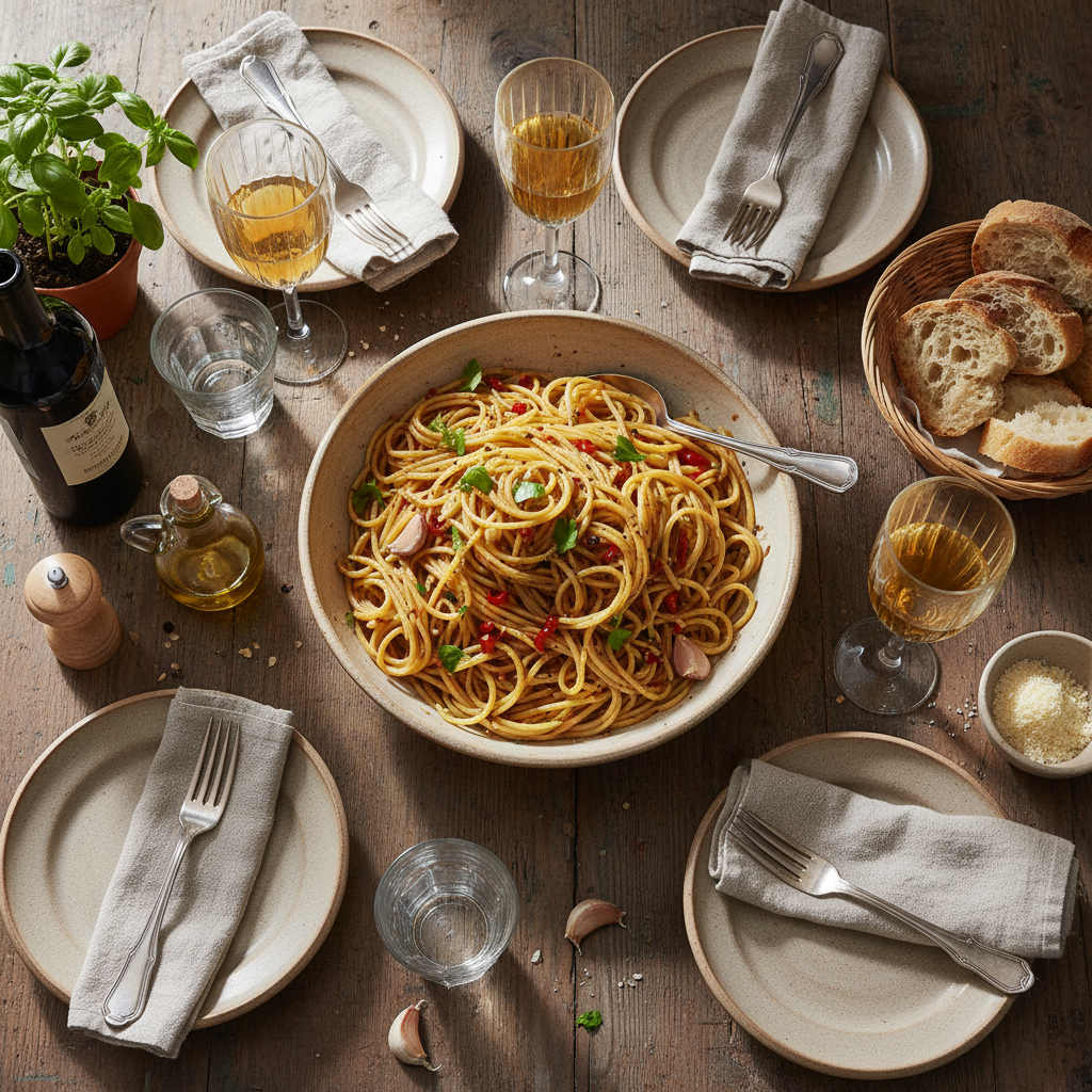 Pâtes Aglio e Olio