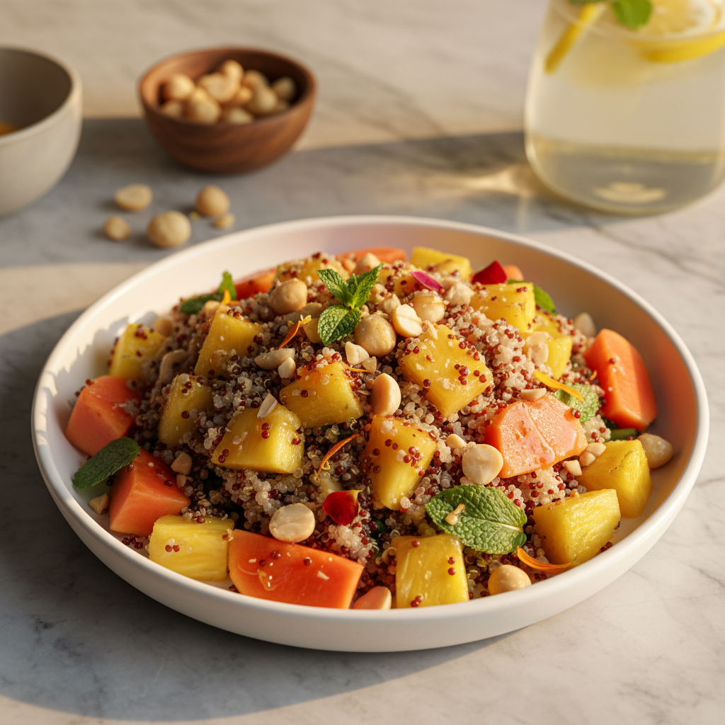 Salade de Quinoa Hawaiienne